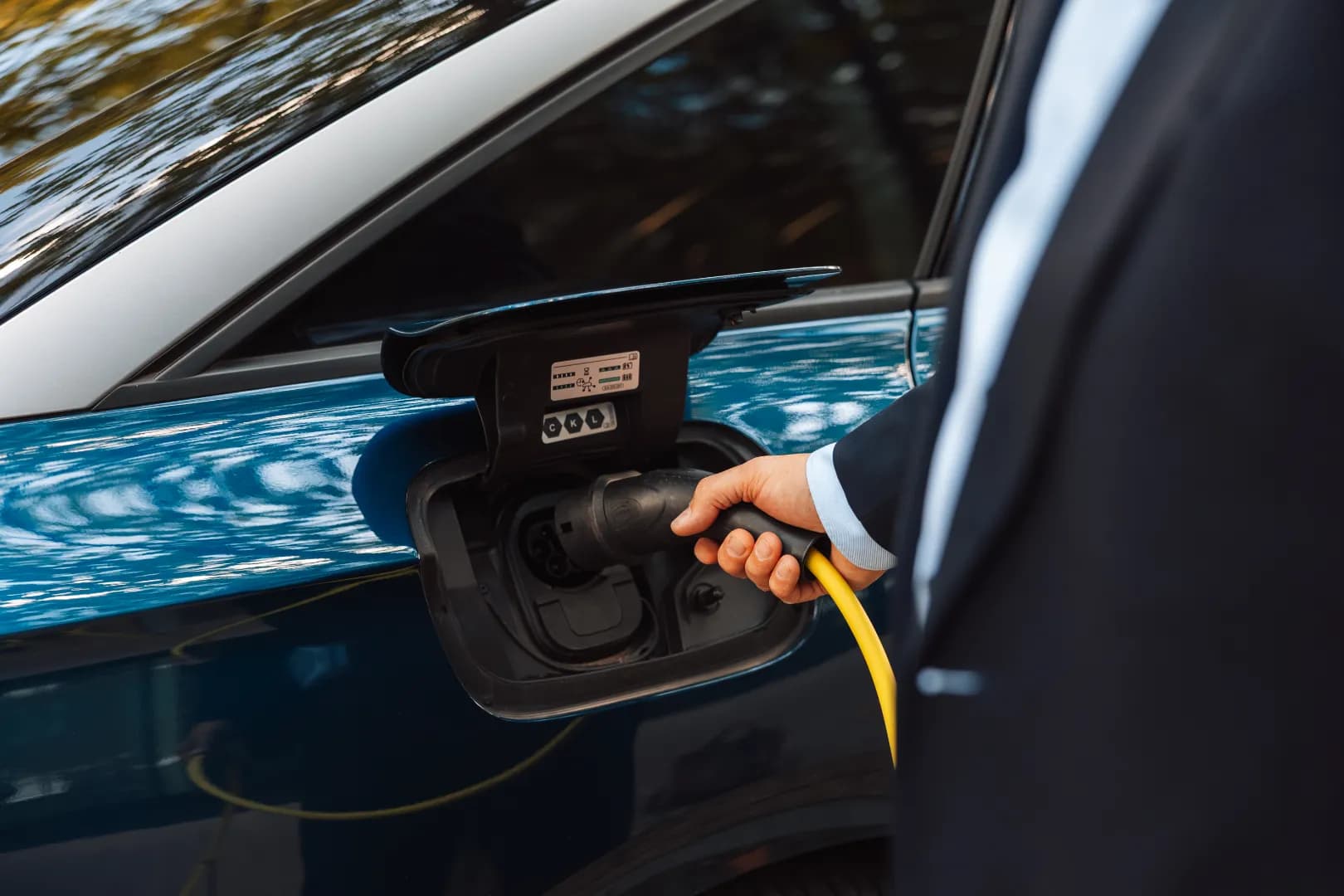 EV-charging Close-up