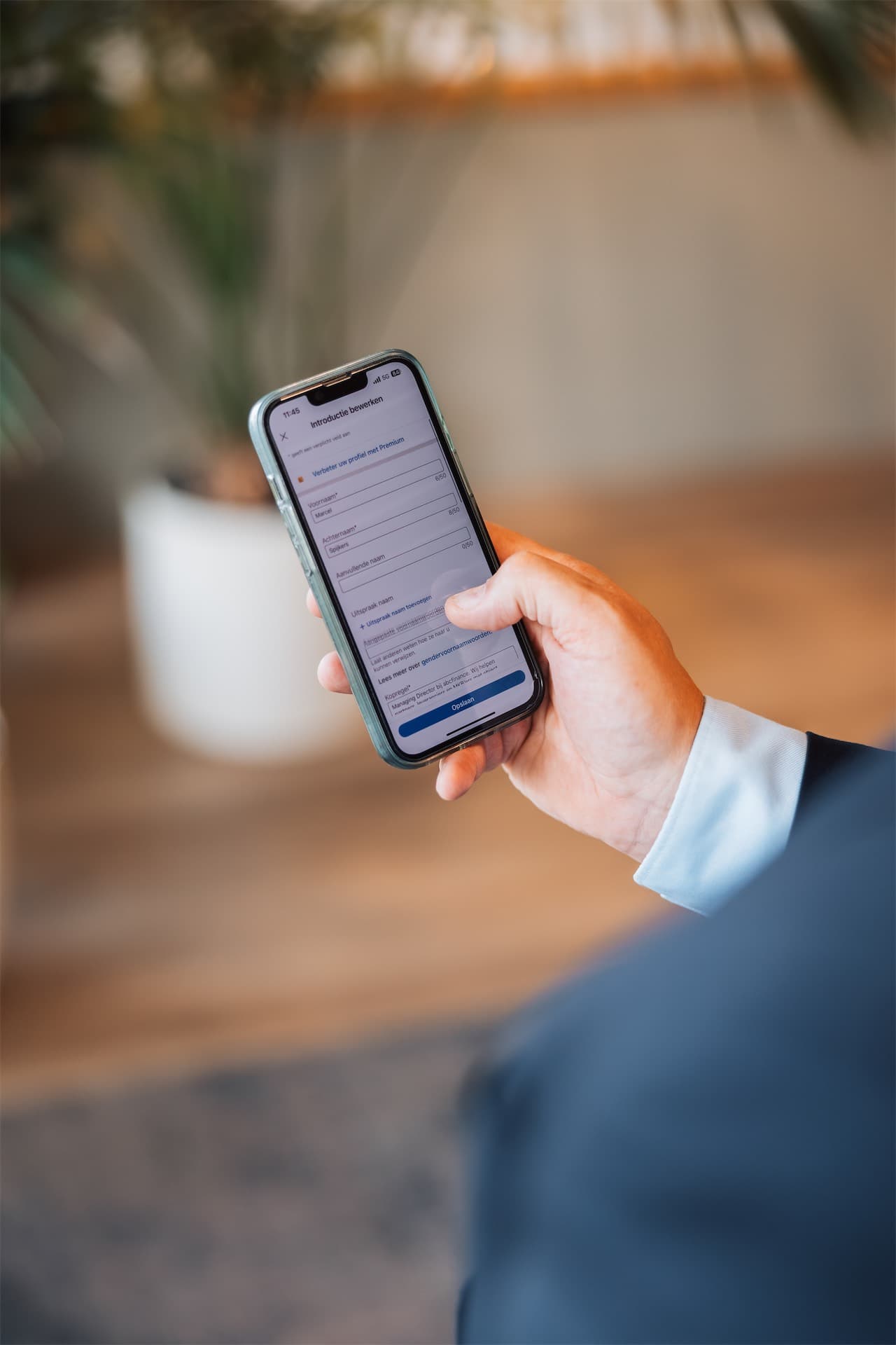 Marcel Spijkers in een informele setting